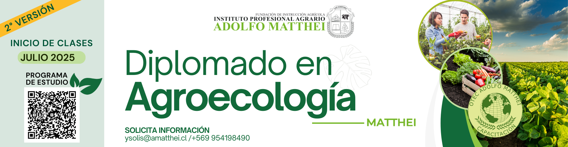 Banner Diplomado Agroecología 2025